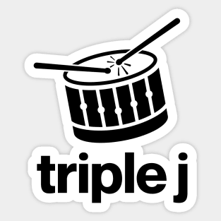 JJJ Radio Tribute Fan Art Sticker